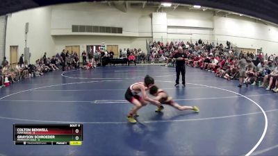 75 lbs Finals (8 Team) - Colton Benwell, Team Rogue vs Grayson Schroeder, Minnesota Gold