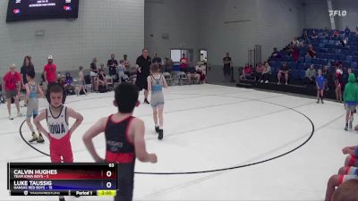 63 lbs Finals (2 Team) - Calvin Hughes, Team Iowa Boys vs Luke Taussig, Kansas Red Boys