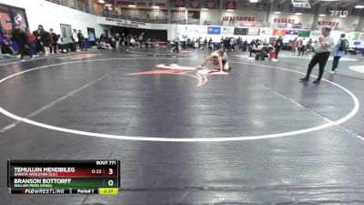 184 lbs Quarterfinal - Temuujin Mendbileg, Dakota Wesleyan (S.D.) vs Branson Bottorff, William Penn (Iowa)
