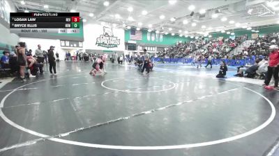 150 lbs Cons. Round 4 - Bryce Ellis, Hemet vs Logan Law, Redlands East Valley