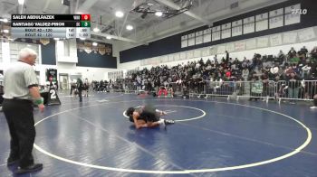 120 lbs Champ. Round 1 - Saleh Abdulrazek, Woodbridge vs Santiago Valdez-Pinon, San Clemente
