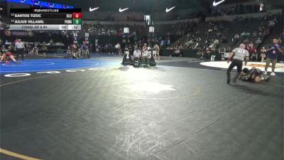 106 lbs Consi Of 8 #1 - Santos Tizoc, Silver Creek (CC) vs Julius Villamil, Poway (SD)