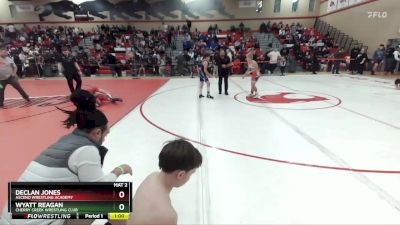 110 lbs Quarterfinal - Declan Jones, Ascend Wrestling Academy vs Wyatt Reagan, Cherry Creek Wrestling Club