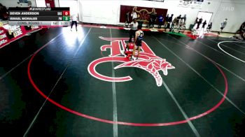 126 lbs Cons. Round 1 - Deven Anderson, Downey High School vs Israel Morales, Pounders WC