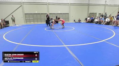 120 lbs Placement Matches (16 Team) - Dustin John Snider, Colorado vs Nicolas Enzminger, North Dakota