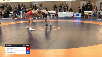 70 kg Consolation - Jakob Oliver Bergeland, USA vs Jarrett Andrew Jacques, USA