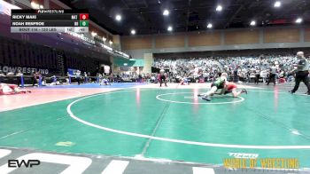 120 lbs Consi Of 8 #1 - Ricky Maki, Mat Time vs Noah Renfroe, N8