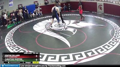 161-162 lbs Semifinal - Jontae Dillard, Mater Academy East vs Christian Huston, San Tan Foothills High School