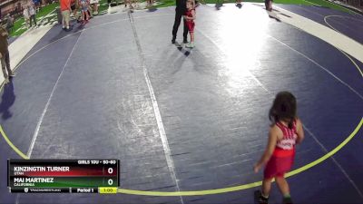 50-60 lbs 5th Place Match - Mai Martinez, California vs Kinzingtin Turner, Utah
