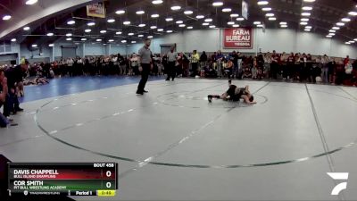 56 lbs Cons. Round 3 - Davis Chappell, Bull Island Grappling vs Cor Smith, Pit Bull Wrestling Academy