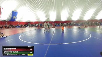 125 lbs Round 1 (6 Team) - Isabelle Leyhe, Team Pink vs Savannah Talyat, Team Red