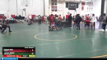 138 lbs Cons. Round 5 - Avian Singh, Victor Valley vs Isaiah Rea, Norco