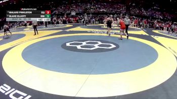 D3-190 lbs Champ. Round 1 - Blake Elliott, East Knox vs Malakii Pinkleton, Port Clinton