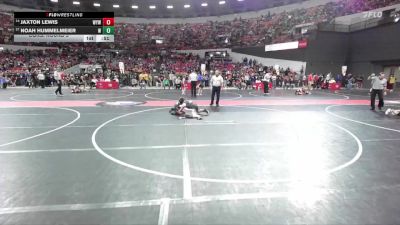 95 lbs Cons. Round 3 - Noah Hummelmeier, AF Green Demons vs Jaxton Lewis, Warrior Youth Wrestling