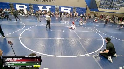 54 lbs Quarterfinal - William Mondragon, Team Prestige vs Xander Merkley, Uintah Wrestling