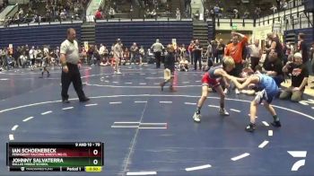 70 lbs Cons. Round 5 - Ian Schoenebeck, Pennsbury Falcons Wrestling Cl vs Johnny Salvaterra, Dallas Middle School