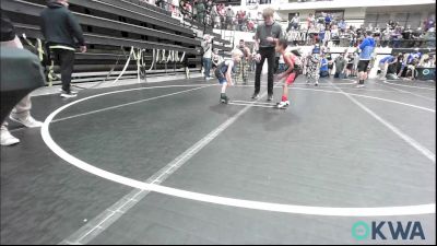 49 lbs Round Of 16 - Lewis Amous JR., Del City Little League Wrestling vs Steele Cook, Harrah Little League Wrestling
