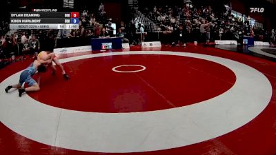 65kg Cons. Round 5 - Dylan Dearing, Saskatoon Junior Huskies vs Koen Hurlbert, Lakehead Wrestling Club