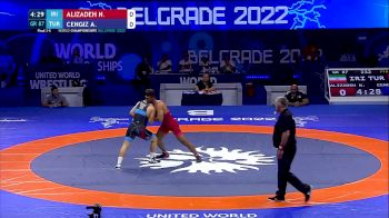 87 kg Final 3-5 - Naser Ghasem Alizadeh, Iran vs Ali Cengiz, Turkey