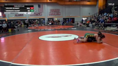 140 lbs Semifinal - Meredith Kaump, Cedar Rapids Kennedy vs Khloee Schmidt, Western Dubuque