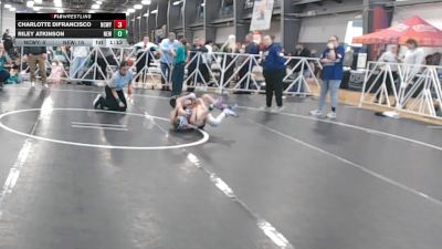 70 lbs Round 5 (4pm Saturday) - Riley Atkinson, NEWHALE vs Charlotte Difrancisco, NCWAY National Team