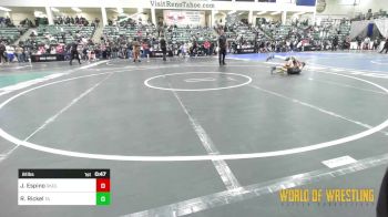 61 lbs Consolation - Julvian Espino, Oakdale vs Roan Rickel, Team Aggression