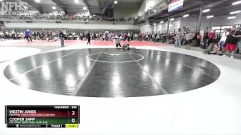 205 lbs Quarterfinal - Cooper Sapp, Columbia Wrestling Club-AAA vs Westin Jones, Palmyra Youth Wrestling Club-AAA