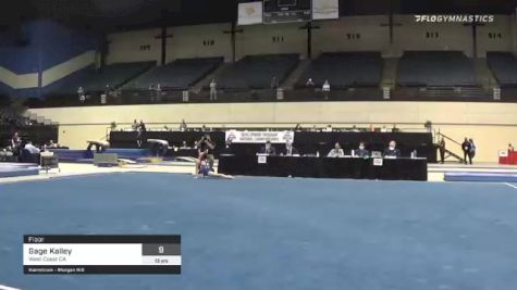 Gage Kalley - Floor, West Coast CA - 2021 USA Gymnastics Development Program National Championships