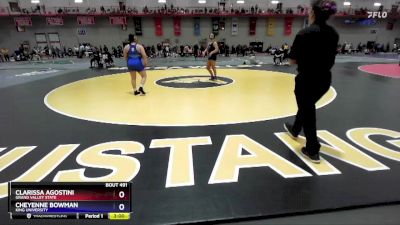 160 A Quarterfinal - Cheyenne Bowman, King University vs Clarissa Agostini, Grand Valley State