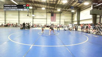 120 lbs Quarterfinal - Veronika Wilson, Valebound Wrestling Club - HSG vs GABRIELLE SEVERIN, She Kong - HSG