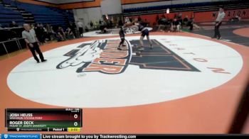 165 lbs Cons. Round 1 - Roger Deck, Mount St. Joseph University vs Josh Heuss, Wisconsin-Stevens Point