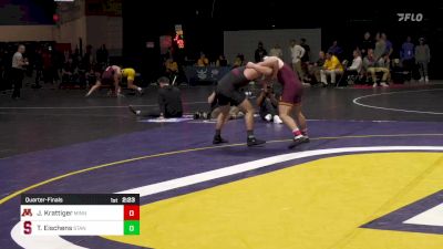 174 lbs Quarterfinal - Jared Krattiger, Minnesota vs Tyler Eischens, Stanford