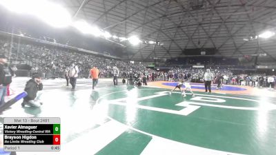 56 lbs 1st Place Match - Xavier Almaguer, Victory Wrestling-Central WA vs Brayson Higdon, No Limits Wrestling Club