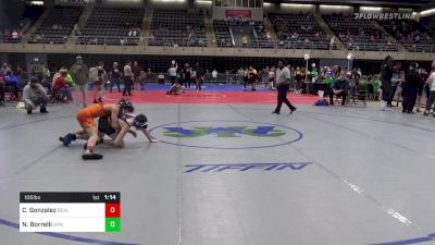 105 lbs Consi Of 8 #2 - Channing Gonzalez, Bealton vs Nicholas Borrelli, Springfield