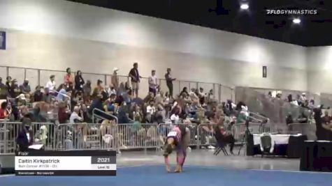 Caitin Kirkpatrick - Floor, Bart Conner #1106 - OU - 2021 USA Gymnastics Development Program National Championships