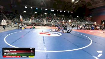 2A-195 lbs 3rd Place Match - Quade Jordan, Saratoga vs Dylan Hagler, Kemmerer