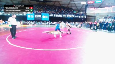 Boys 3A 113 lbs Champ. Round 3 - Joe Usui-Villareal, Roosevelt vs Caleb Clemans, Todd Beamer