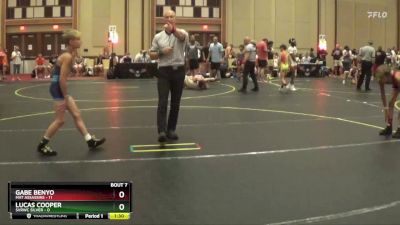 90 lbs Round 3 (6 Team) - Gabe Benyo, Mat Assassins vs Lucas Cooper, SVRWC Silver