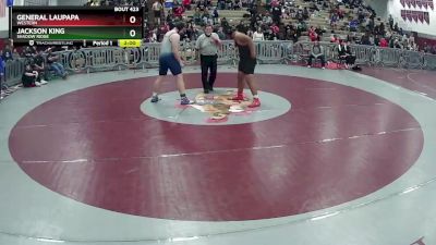 285 lbs Quarterfinal - General Laupapa, Western vs Jackson King, Shadow Ridge