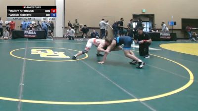 150 lbs Champ. Rd Of 16 - Harry Kittredge, South Side Wrestling Club vs Andre Cerrato, Grit