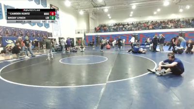 126 lbs Champ. Round 1 - Camden Kuntz, Mountain Home vs Brody Lynch, Lewiston
