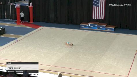 Maria Serper - Ball - 2021 Rhythmic Elite Qualifier
