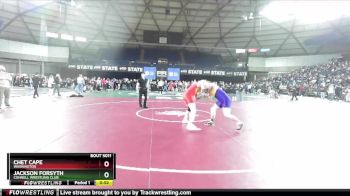 86 lbs Champ. Round 1 - Jackson Forsyth, Connell Wrestling Club vs Chet Cape, Washington