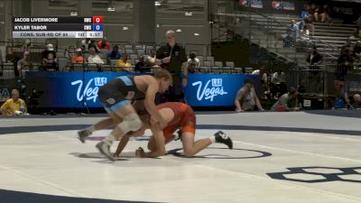 70 kg Cons. Sub-rd Of 64 - Jacob Livermore, Delta Wrestling Club vs Kyler Tabor, Cardinal Wrestling Club