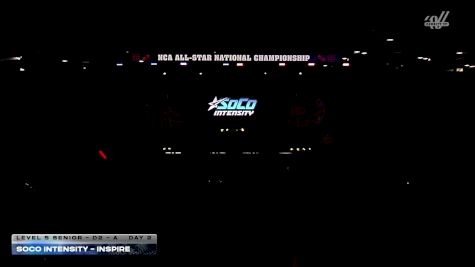 SoCo Intensity - Inspire [2026 L5 Senior - D2 - A Day 2] 2026 NCA All-Star National Championship