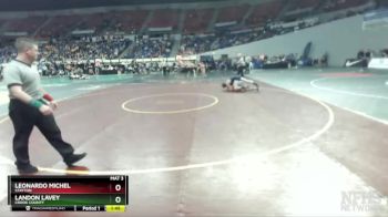 4A-138 lbs Semifinal - Landon Lavey, Crook County vs Leonardo Michel, Stayton