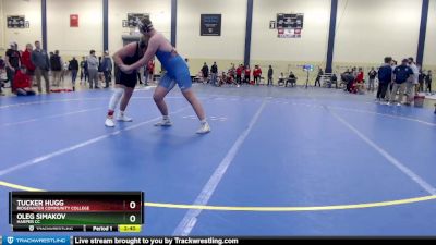 285 lbs Semifinal - Tucker Hugg, Ridgewater Community College vs Oleg Simakov, Harper CC