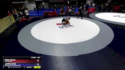 138 lbs Cons. Round 6 - Ivan Arias, California vs James Ruiz, Rough House Wrestling