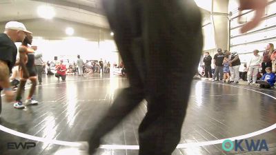 52 lbs Consi Of 4 - Weston Kellett, Pocola Youth Wrestling vs Taquan Mizzell, Tahlequah Wrestling Club