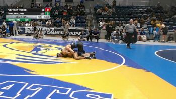 184 lbs Semifinal - Dylan Kohn, Lander vs Jeffery Tubbs, Montevallo